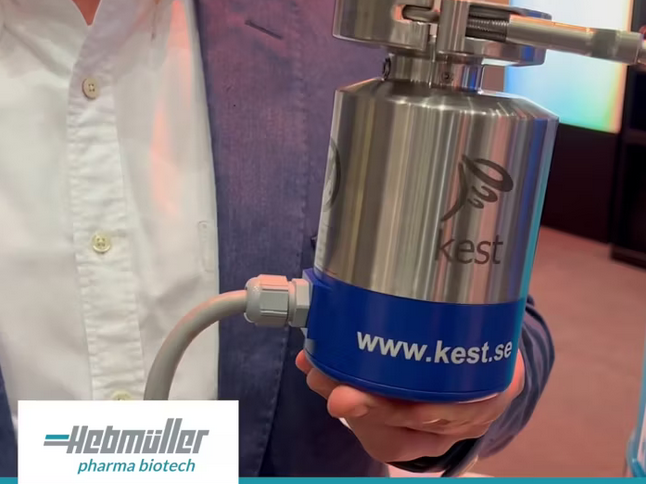 Produktspezialist Marc Hebmüller präsentiert den KEST Pro Flow Drive